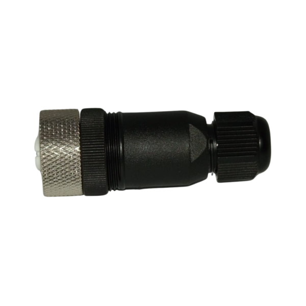 Conector Hembra M12 4 Pines Recto Armable