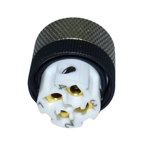 Conector Hembra M12 4 Pines Recto Armable - Imagen 3