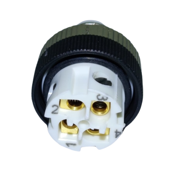 Conector Macho M12 4 Polos Recto Armable - Imagen 3