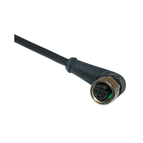 Cable M12 Codo 4H 10M - Imagen 2