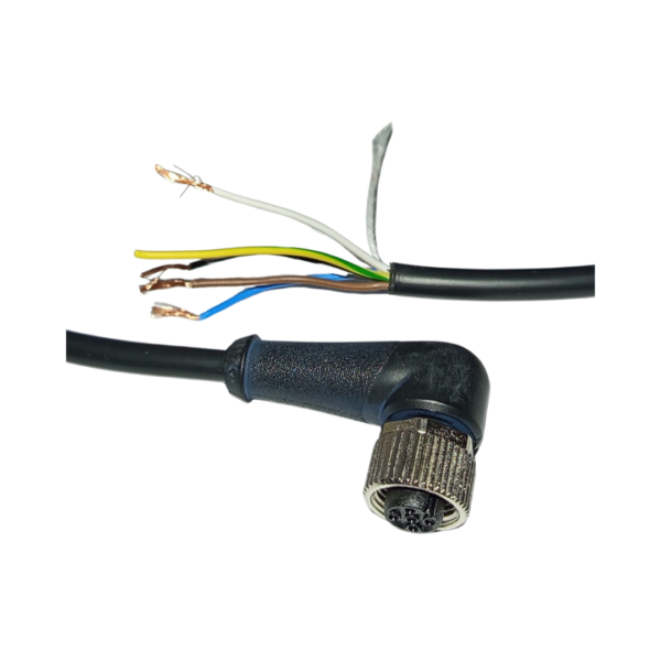 Cable M12 Codo 5H 5M - Imagen 3